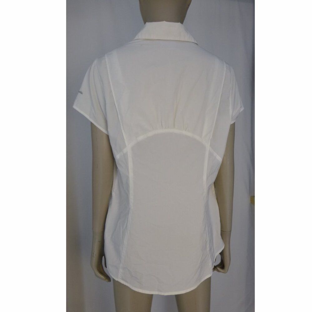 Columbia Omni-Shade Sun Protection Button Up Short Sleeve Top - Picture 6 of 12